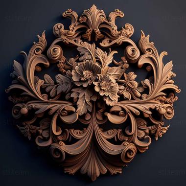 3D model rococo (STL)